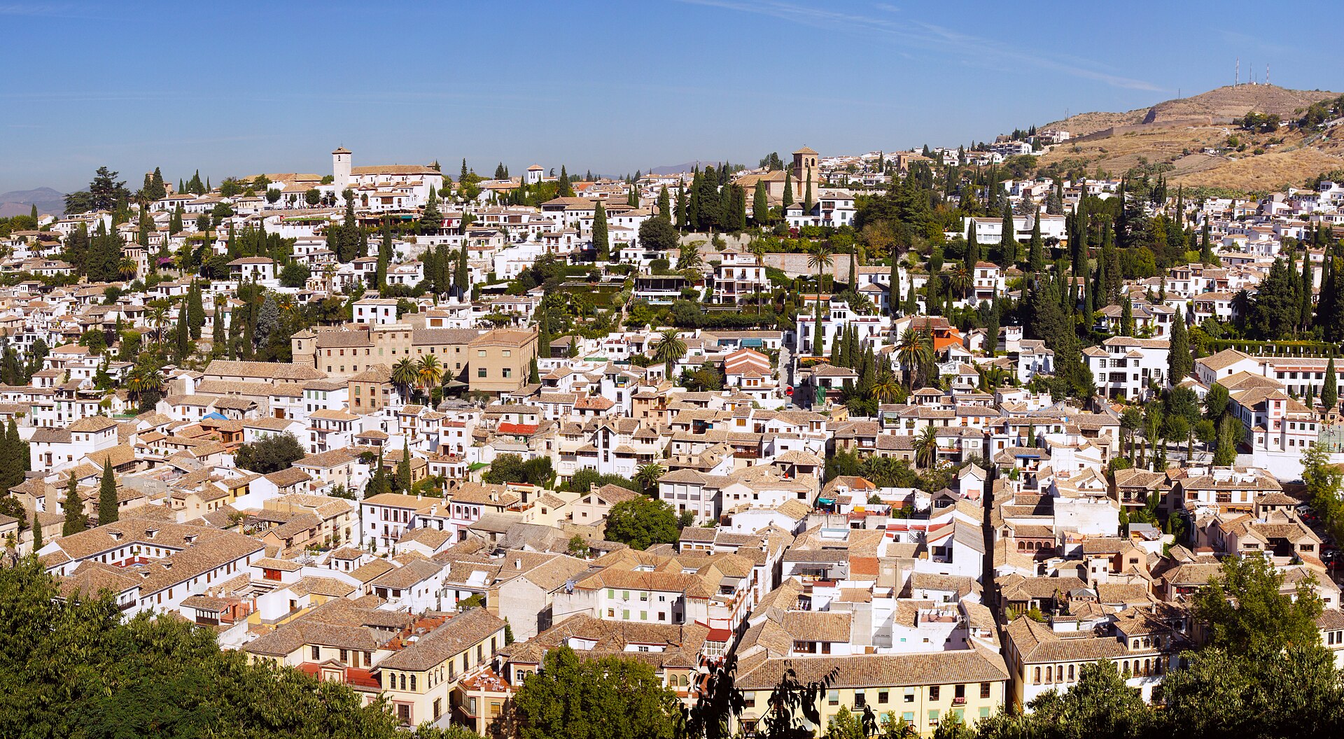 Albaicín neighbourhood panorama — Granada, Spain