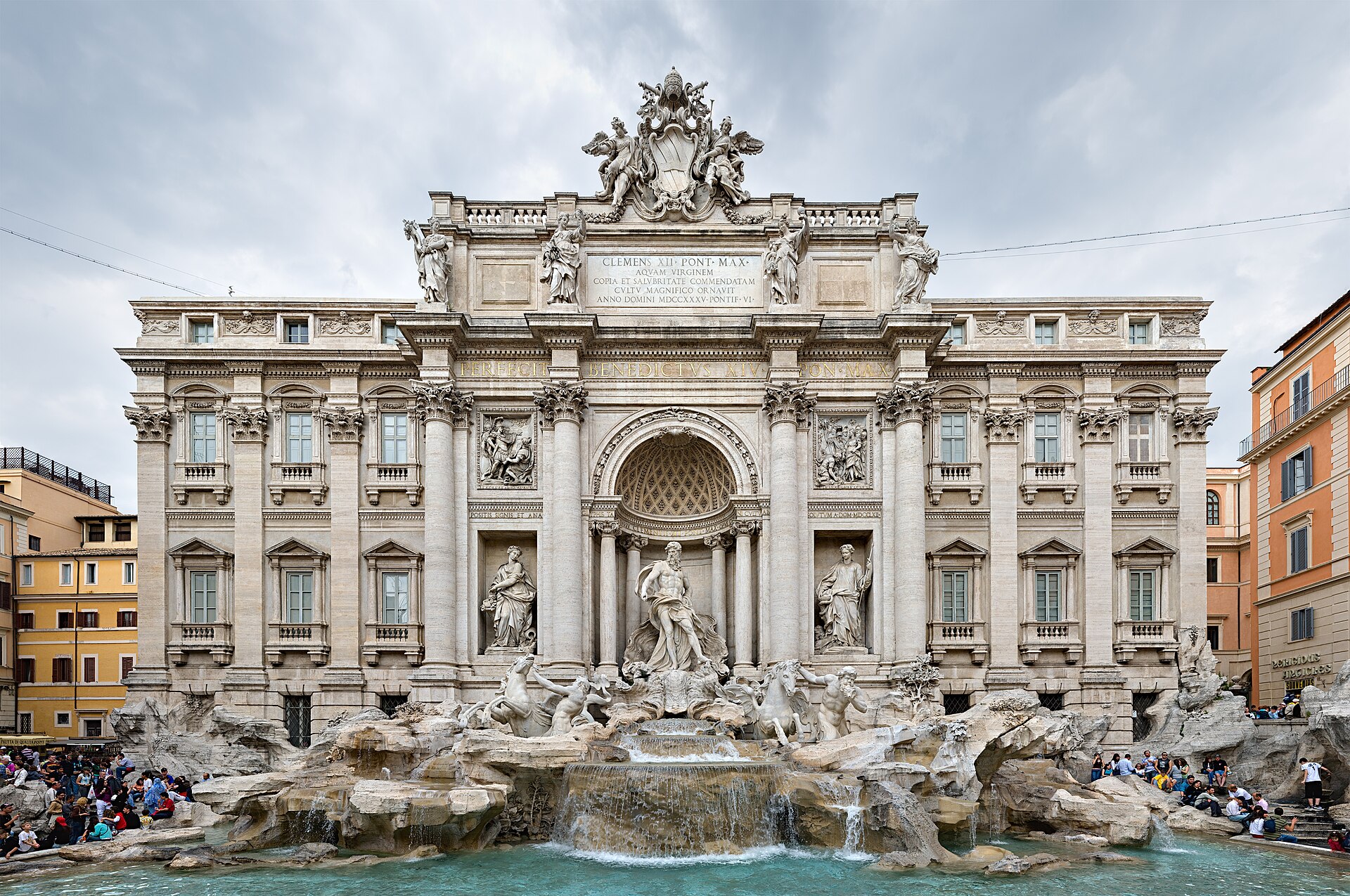 Trevi Fountain in Rome — Rome, Italy